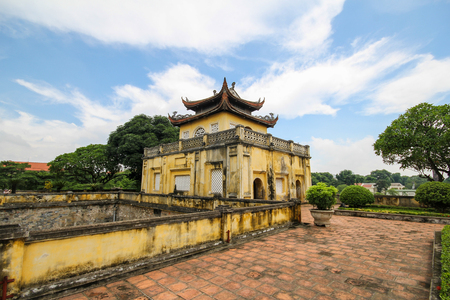 Imperial Citadel of Thang Long in Hanoi, Vietnamのeditorial素材