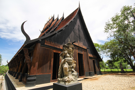 Chiang rai ,Thailand - May 12, 2014 : Baan Dam, Museum of Art in Chiang rai Thailandのeditorial素材