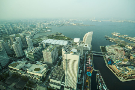 Landmark tower, Yokohama Japan, Minato Miraiのeditorial素材