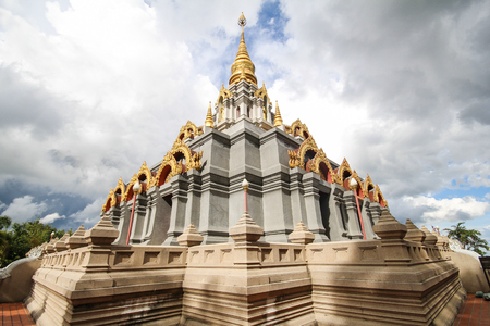 Phra Boromathat Chedi, Doi MaeSalong, Chiangrai, Thailandの写真素材