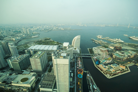 Landmark tower, Yokohama Japan, Minato Miraiのeditorial素材