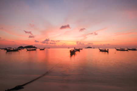 Lipe island, Koh Lipe, Satun province Thailandの写真素材