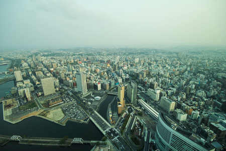 Landmark tower, Yokohama Japan, Minato Miraiのeditorial素材