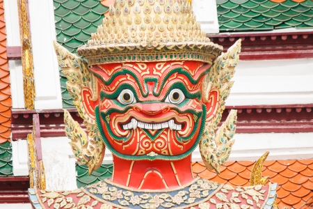 Red Demon Statueの写真素材