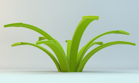 Arrow greenの写真素材