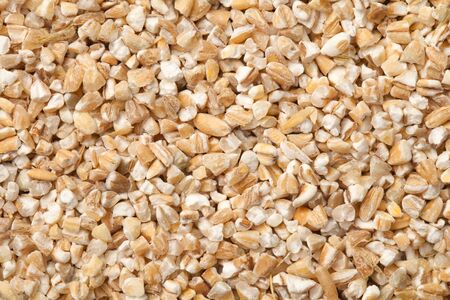 Pearl barley background. Top viewの写真素材