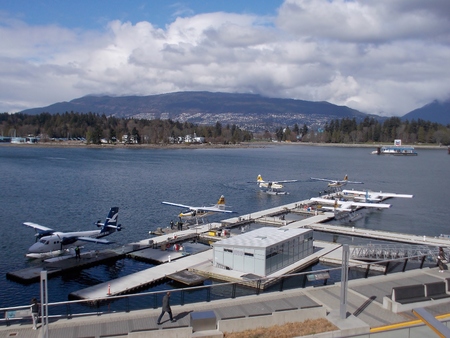 Seaplane dock in Vancouver