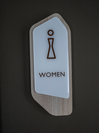 The women's bathroomの写真素材