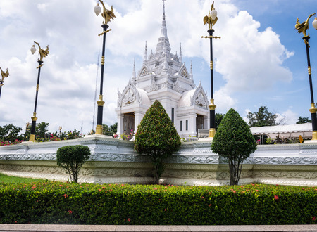 Tourist Attraction, The City Pillar Shrine of Surat Thani province of Thailand. Surat Thani is province in southern of Thailandのeditorial素材