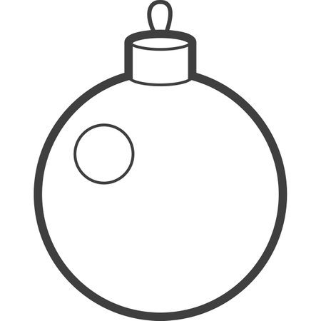 New Year Tree Ball Toyのイラスト素材
