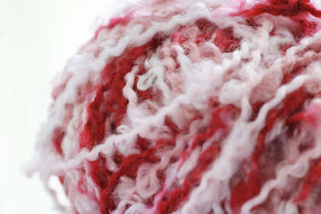 Wool dyed in gradientの写真素材