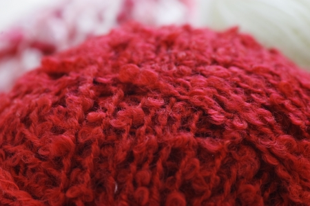Red woolの写真素材