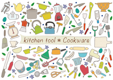 kitchen toolのイラスト素材
