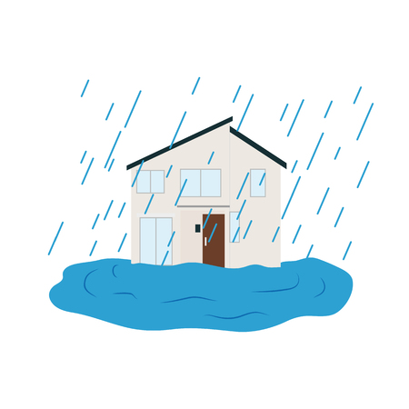 Heavy rainのイラスト素材