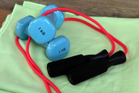 Fitness equipmentsの写真素材