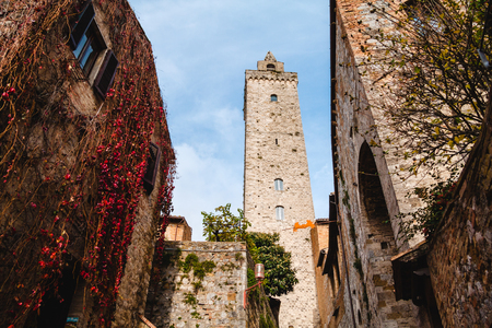 San Gimignano, Tuscany, Italyの写真素材