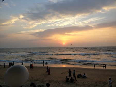 Beach Sunsetのeditorial素材