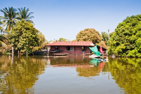 Flooded houseのeditorial素材