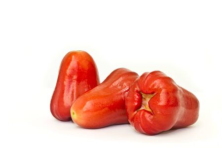 Rose apple isolated in white background の写真素材