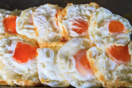 Fired eggs