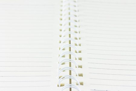 blank realistic spiral notepadの写真素材
