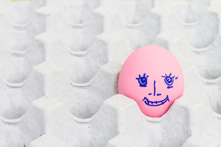 Preserved egg paintedの写真素材