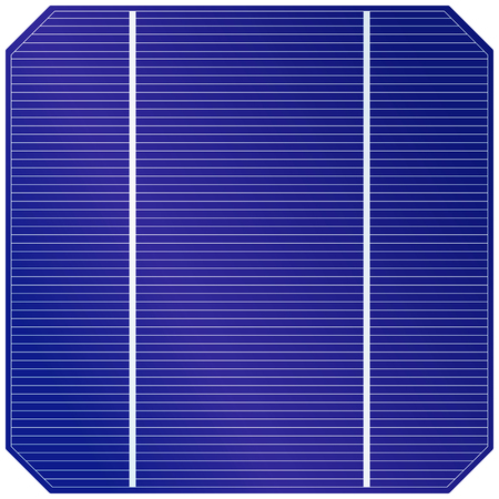 Vector illustration of solar cell pattern on white backgroundのイラスト素材