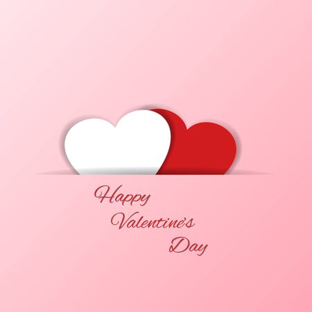 Vector illustration of valentine's day greeting cardのイラスト素材