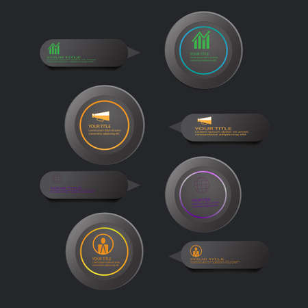 Abstract infographics template. Vector illustration. Can be used for workflow layout, diagram, business step options, banner, web design.のイラスト素材