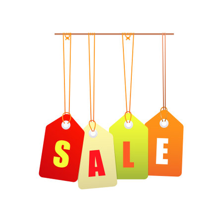 Sale label set vector icon illustrationのイラスト素材