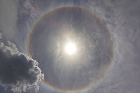 corona ring around the sun