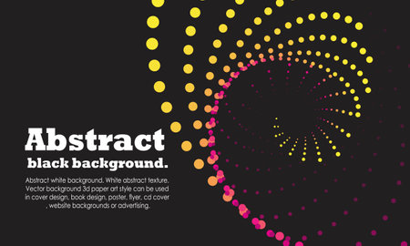 Modern background. Black abstract background. Black abstract texture. Vector background 3d paper art style can be used in cover design, book design, poster, flyer, cd cover, website backgrounds or advertising.のイラスト素材