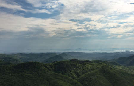 Mountain scene in northeastern Thailandの素材
