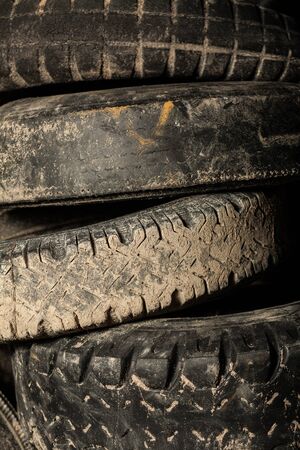 Old Used Tires