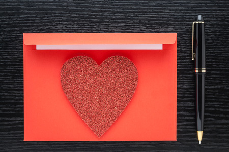 Valentines Day Heart Love Letter Pen