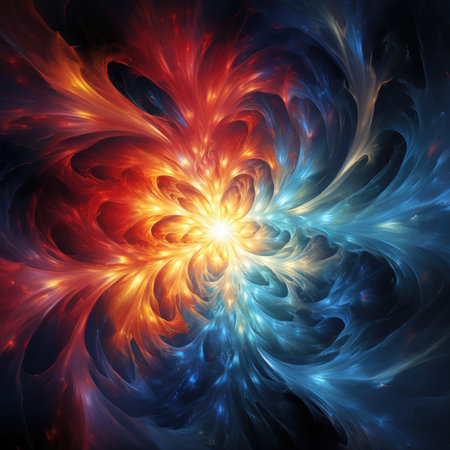 Abstract fractal. Fractal art backgroundの素材