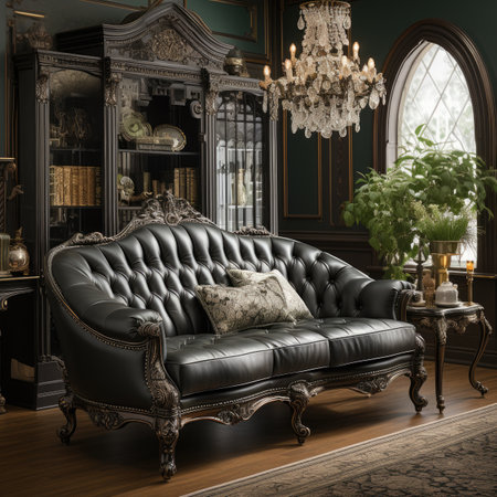 Luxury classic interior of the living room.の素材