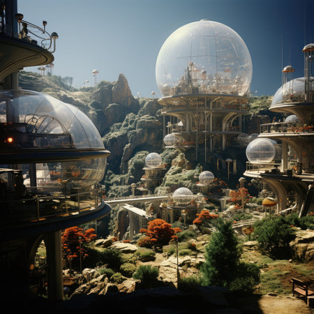 Fantasy alien planet.の素材