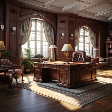 Luxury interior of the living room.の素材