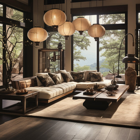 Luxury living room interior design.の素材