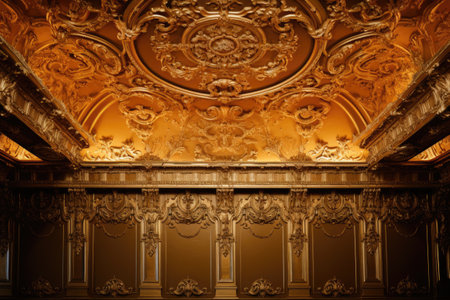 Luxury interior of the royal palaceの素材