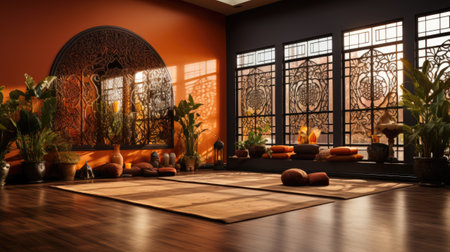 Interior of modern living room.の素材