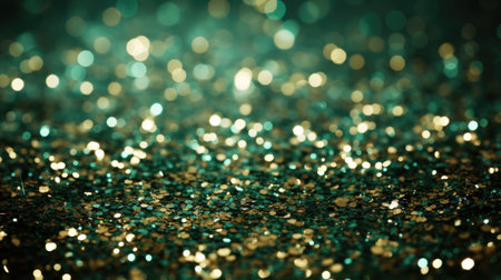golden glitter texture Colorfull Blurred abstract background for birthday, anniversary, new year eve or Christmas.の素材