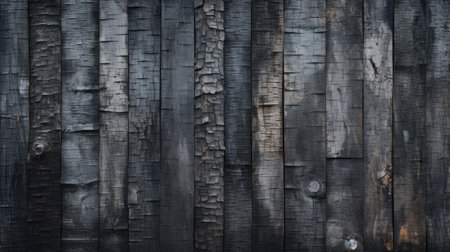 Old wooden background or texture. Grunge dark wood planksの素材