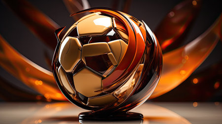 Soccer Ball with Particles.の素材