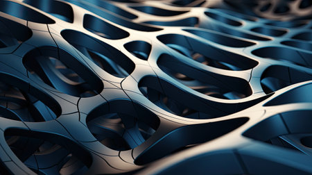 Abstract chaotic structure. Futuristic background with dynamic shape.の素材