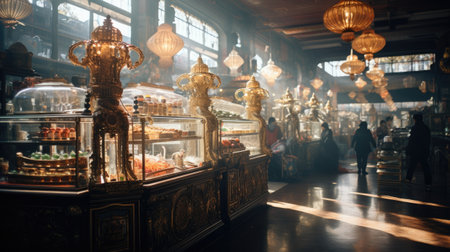 Interior of the  Bazaarの素材