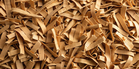 close up of uncooked italian pasta for background uses. High quality photoの素材
