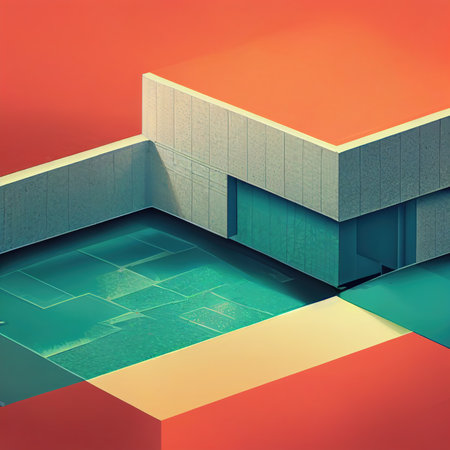 Complex Isometric 3D Scene 2の素材