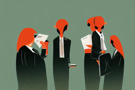 Budget Analysts ,Anime style illustrationの素材